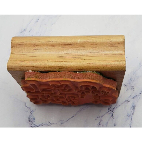 Lucky Clover St. Patrick’s Day Canadian Maple Collections Wooden Rubber Stamp - Picture 2 of 7